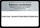 Code Card - Scarlet & Violet Build & Battle Box