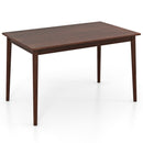 48 Inches Wooden Dining Table for 4 People