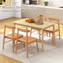 48 Inches Wooden Dining Table for 4 People