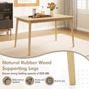 48 Inches Wooden Dining Table for 4 People