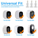 3 Packs Security Camera Wall Mount for Arlo 360¡Adjustable Camera Holder Garden Patio Screw Mount Universal Fit for 1/4" Imperial Standard Screw Inter