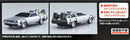 1/43 BACK TO THE FUTURE 1/43 Pullback DELOREAN from PART II Model Kit Figure