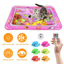 Cat Water Mat with Floating Fish & LED Lights