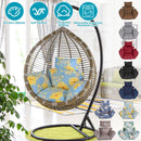 Egg Chair Cushion Hanging Basket Seat Cushion Thicken Soft Egg Swing Chair Pad Hanging Egg Chair Cushion with Headrest