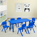 6-pack Kids Plastic Stackable Classroom Chairs