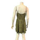 Calvin Klein Jeans Womens Micro Leopard Line Mini Dress
