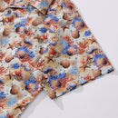 Hawaiian Shirt For Men Secrets of the Sea Shirt Camp Collar 100% Cotton