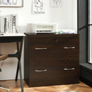 2-Drawer File Cabinet with Lock Hinging Bar Letter and Legal Size