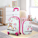 Kids Luggage Set 12" & 16" with Backpack - Green Astronaut
