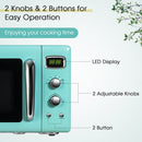 0.9 Cu.ft Retro Countertop Compact Microwave Oven