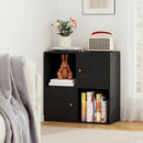 4-Cube Bookcase with 2 Cabinets and Anti-Tip Kit