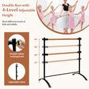 4 Foot Portable Freestanding Double Ballet Barre