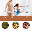 4 Foot Portable Freestanding Double Ballet Barre