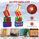 4 Ft Stackable Gift Boxes Set of 4 Stacked Christmas Present Boxes
