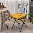 4 Pack 17.5 x 17 Inch U-Shaped Chair Pads with Polyester Cover