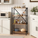4-Tier Bookshelf with Heavy-Duty Metal Frame