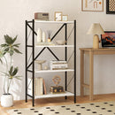 4-Tier Bookshelf with Heavy-Duty Metal Frame