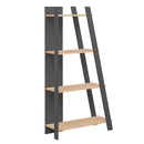 4-Tier Modern Bookshelf Wooden Vertical Display Book Shelf for Small Space