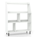 4-Tier Open Bookcase with Anti-Tipping Kits - White