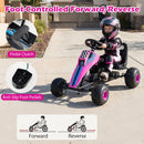 4-Wheel Ride On Toy Pedal Go Kart for Kids with Steering Wheel and Safe Handbrake