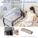 4 in 1 Portable Baby Nursery Center with Net and Music Box