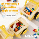 4-in-1 Ride On Push Car with Music and Storage