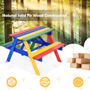 4 Seat Kids Picnic Table with Umbrella