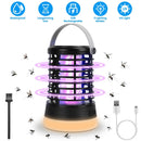 4 In 1 Bug Zapper Light Rechargeable Mosquito Zapper for Indoor Outdoor Waterproof Mosquito Killer Lamp with 3 Lighting Modes for Patio Yard Home