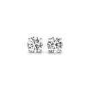 2 cttw Certified IGI Lab Grown Round Diamond Stud Earrings 14k White Gold (G/VS2)