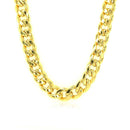 6.5mm 10k Yellow Gold Light Miami Cuban Chain