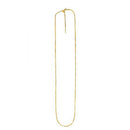 Endless Adjustable Box Chain in 14k Yellow Gold (0.95 mm)