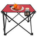Portable Folding Camping Table with Cup Holders & Carry Bag