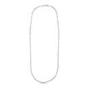 Sterling Silver Rhodium Plated Paperclip Chain (3.0 mm)