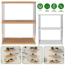 3-Tier Acrylic Countertop Organizer Bathroom Wood Counter Storage Rack Standing Vanity Cosmetics Shelf Cup Holder Desk Display Shelves