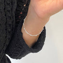 925 Sterling Silver Korean Style Tag Clavicle Chain