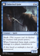 Uninvited Geist // Unimpeded Trespasser (SOI-094) - Shadows over Innistrad: (Double Faced Transform)