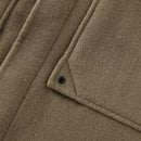 Trench Coat Shirt-style Wool Overcoatnon-cashmere