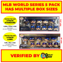 Pop Protector for Funko Pop 5 Pack Los Angeles Dodgers 2024 World Series Champions Box