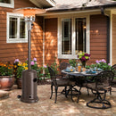 50000 BTU Stainless Steel Propane Patio Heater with Trip over Protection