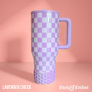 Lavender Check Remix WAFFLE Tumbler Boot
