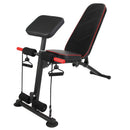 1Pc Adjustable Weight Bench With Preacher Curl Pad Resistance Bands Leg Extension For Home Gym Full Body Exercise Fedex Shipping