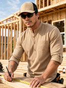 Tough Cotton Mid-Sleeve Work Shirt Rugged, Breathable & Job-Site Ready
