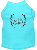 Pet Dog & Cat Shirt Screen Printed, "He Is Risen"