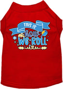 Hanukkah Pet Dog and Cat Shirt Screen Printed, "This Is How We Roll"