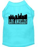 Pet Dog & Cat Shirt Screen Printed, "Los Angeles Skyline"