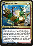 Storm the Vault // Vault of Catlacan (PRE-173S) - Rivals of Ixalan Promos: (compasslanddfc) Foil
