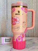 PINK QUARTZ MACRAME Tumbler Boot