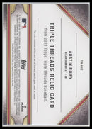 2022 Topps Triple Threads Triple Threads Relics Austin Riley #/36 #TTR-ARI2