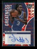 2024-25 Bowman's Best University Autographs Red Geometric Isaiah Evans #/10 Auto