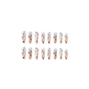 Christmas Simple Pure Desire Mid-length Ballet Fake Nails